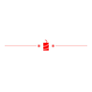 卡通扁平红色分割线新年元素GIF动态图